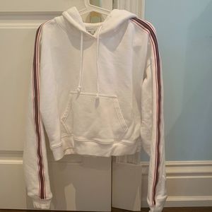 Aritzia White Iconic Hoodie